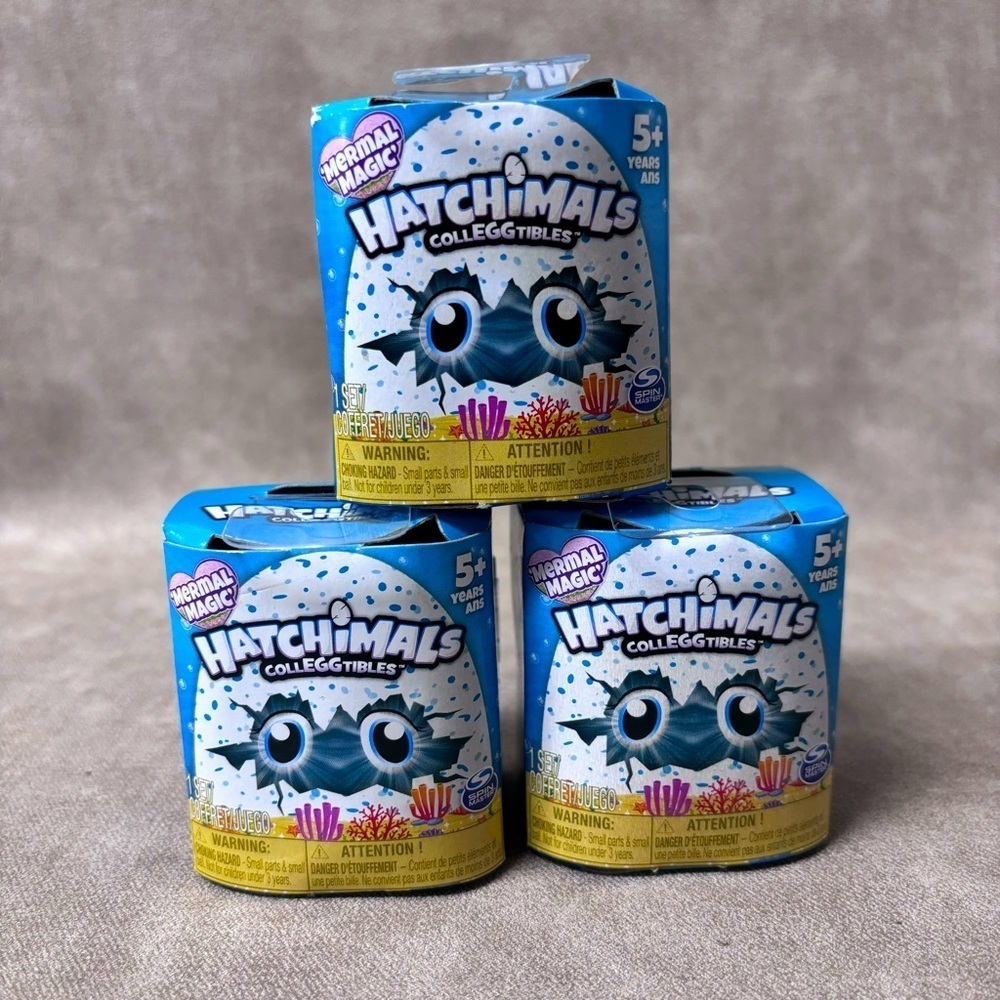 Hatchimals Colleggtibles Season 5 Mermal Magic Mystery Lot Of 3